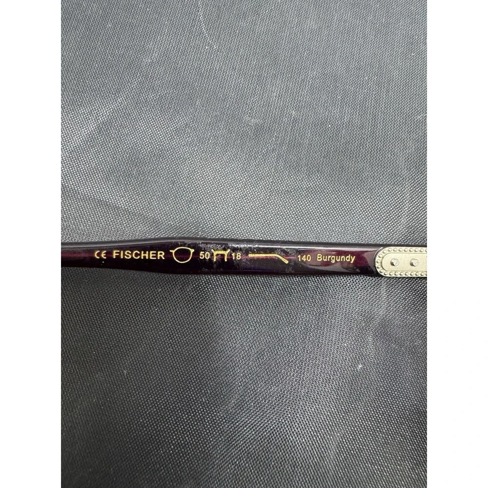ERKERS Fischer Eyeglasses Frames Only Burgundy 50-18-140